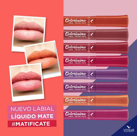 Labial Larga Duración 8 Horas Vogue Colorissimo