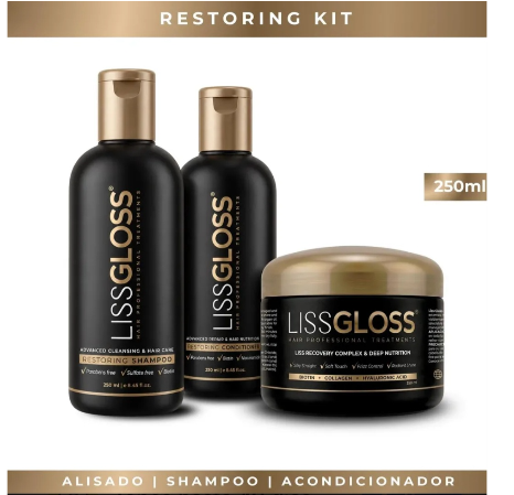 Kit Alisado y Mantenimiento Liss Gloss