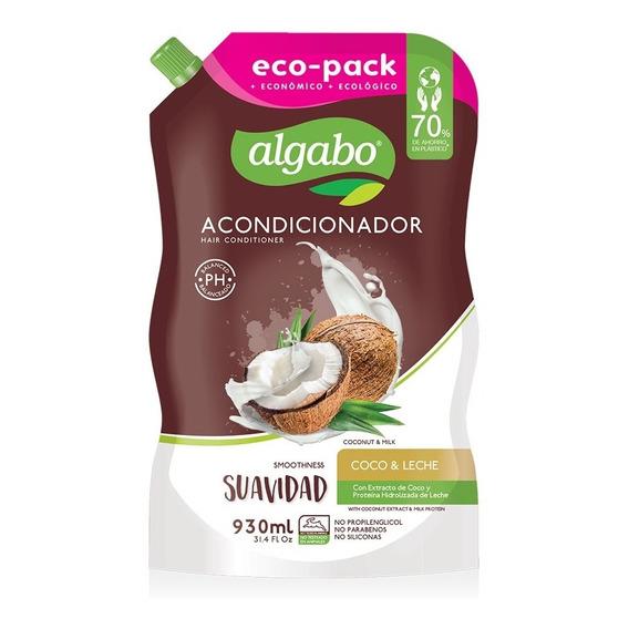 Algabo Shampoo Coco y Leche Repuesto Doypack 300ml