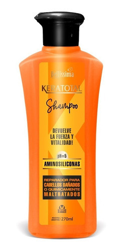 Bellísima Keratotal Shampoo Restaurador 270ml