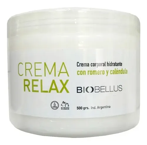 Crema Relax para Masaje Muscular Biobellus 500g