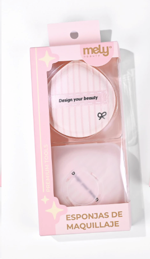Set De Esponja Premium Rosa Mely