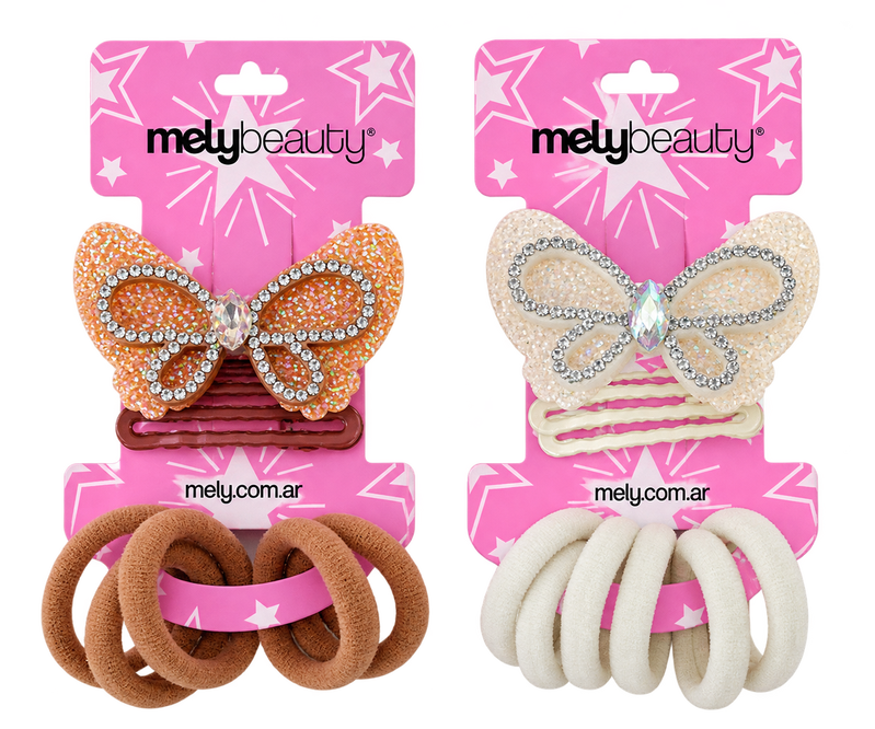 Set de Colitas para el Pelo Mely