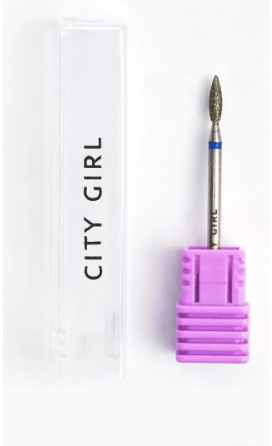 Fresa Para Uñas Flama Diamante City Girl