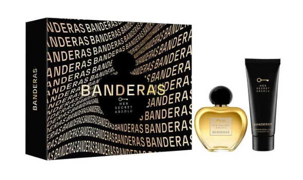 Cofre Her Secret Absolu EDP Femenino 80 ml + Deo 150 ml Antonio Banderas