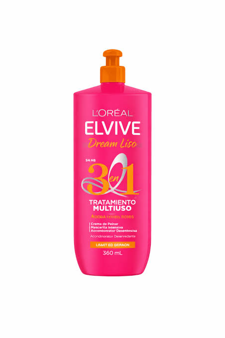 Crema de Tratamiento Dream Liso 3 en 1 500ml Elvive
